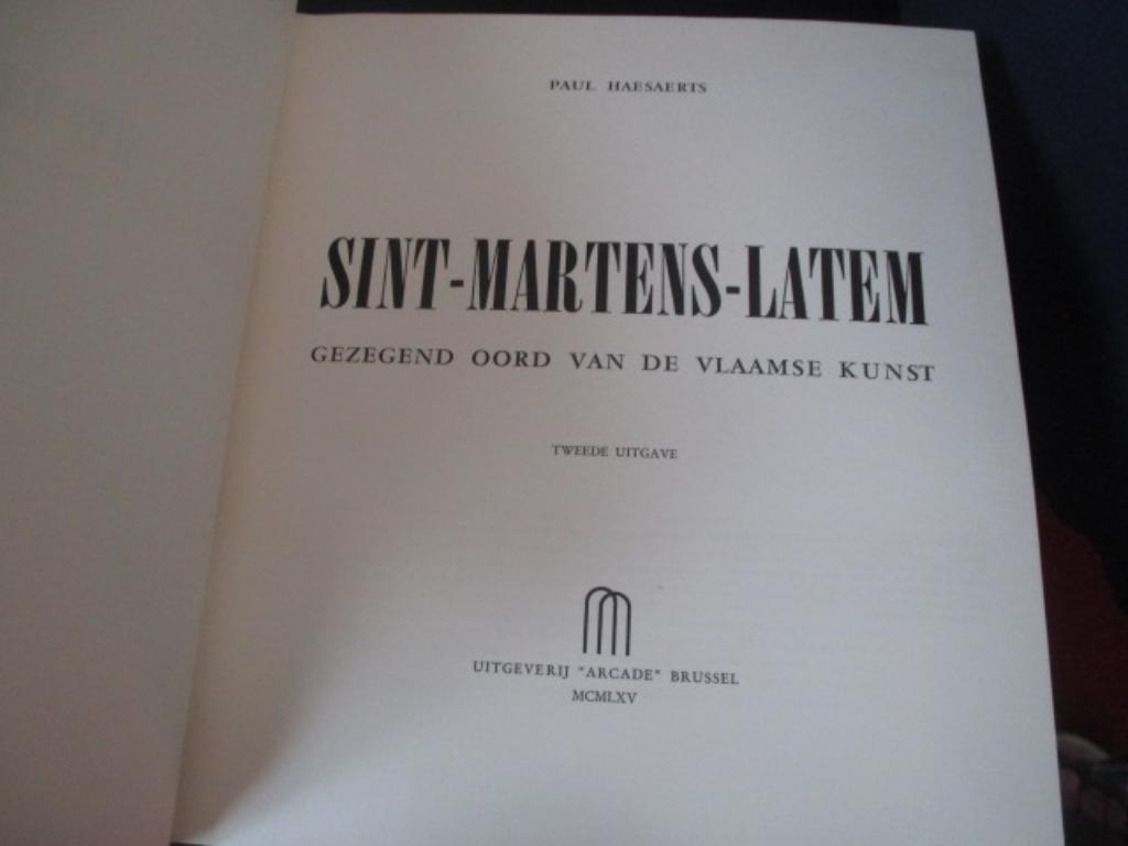 Sint-Martens-Latem, gezegend oord van de Vlaamse kunst 1965, Ophalen of Verzenden, Zo goed als nieuw, Paul Haesaerts, Schilder- en Tekenkunst