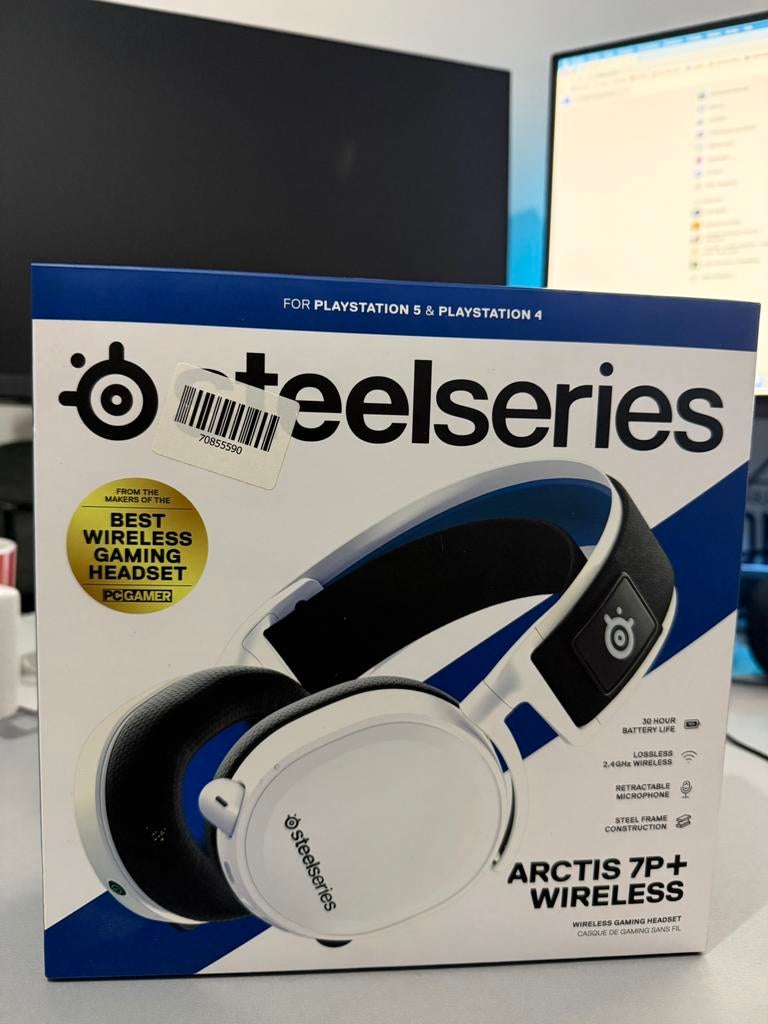 Steelseries 7P+ Headset, Computers en Software, Headsets, Ophalen, Mute-functie, On-ear, Zo goed als nieuw