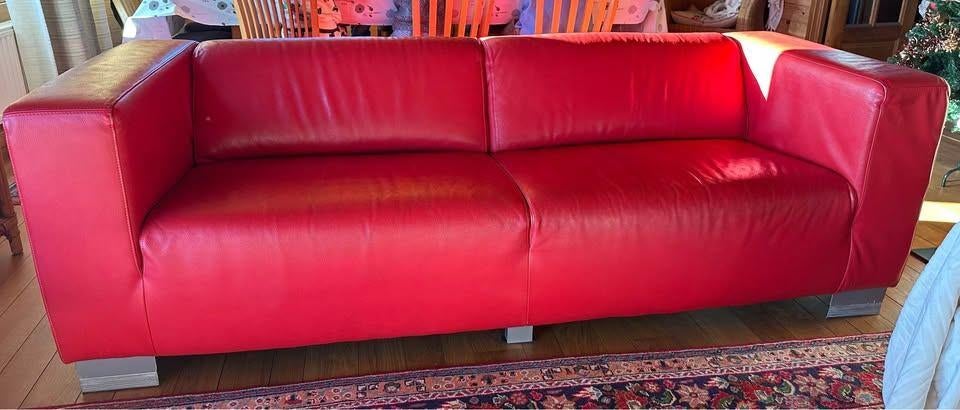 sofa, Banc droit, Enlèvement, Utilisé, Cuir