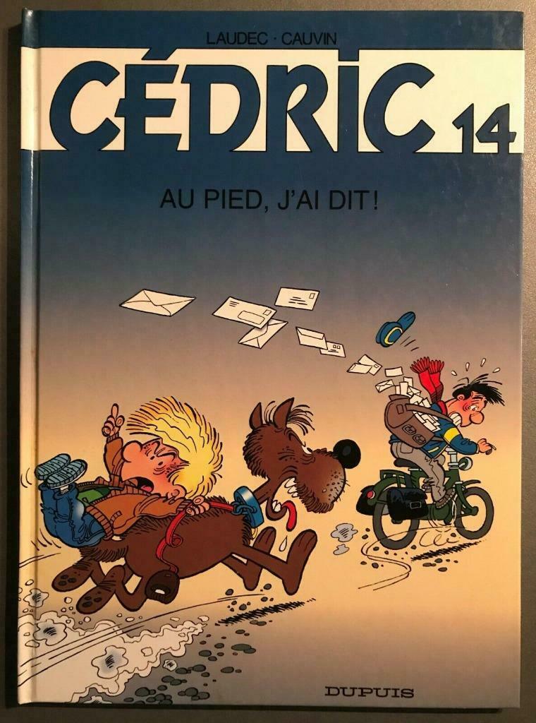 B.D. Cédric N°14 : Au pied, j'ai dit ! E.O. 2000, Eén stripboek, Ophalen of Verzenden, Gelezen, Laudec et Cauvin