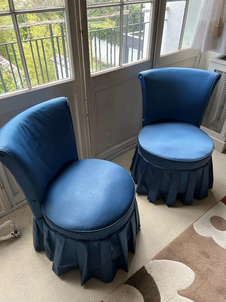 Paire de fauteuils de boudoir (40,00 € pour les deux), Maison & Meubles, Fauteuils, Enlèvement, Utilisé