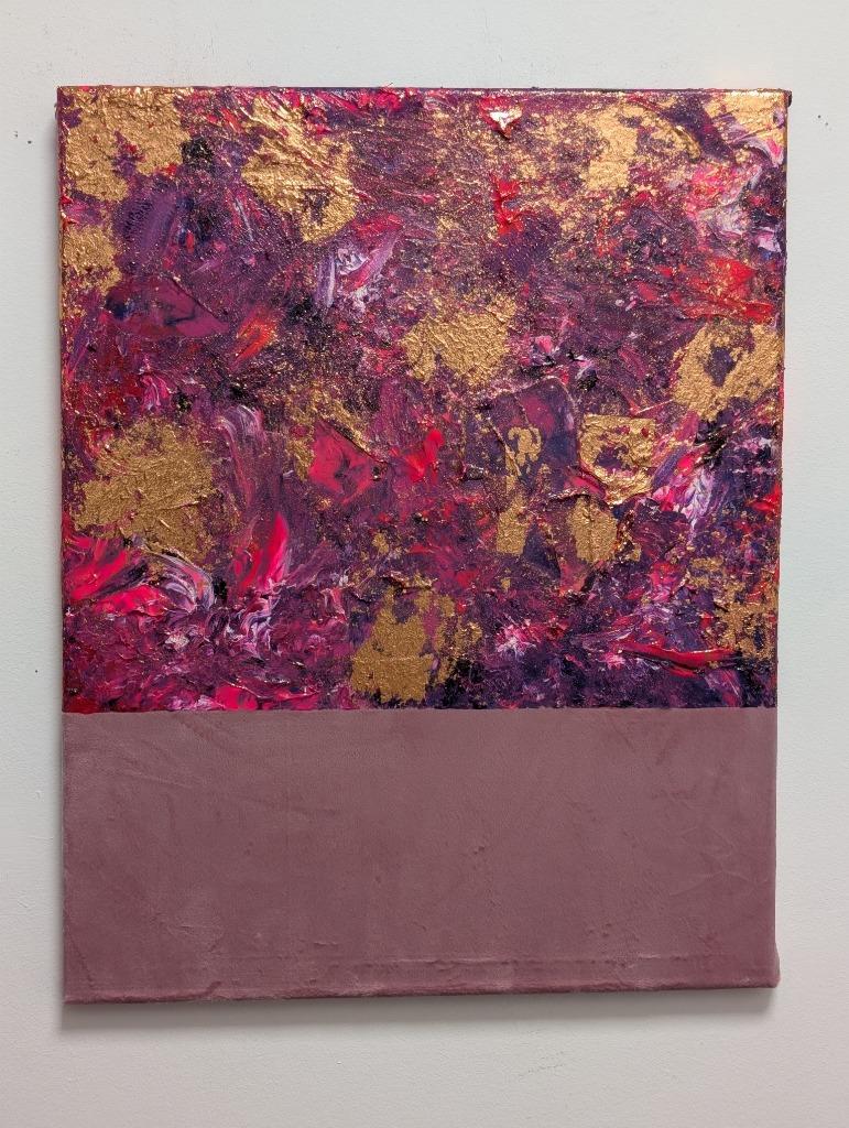 Velvet Fuchsia (N2), Antiquités & Art, Art | Peinture | Abstraite, Enlèvement ou Envoi
