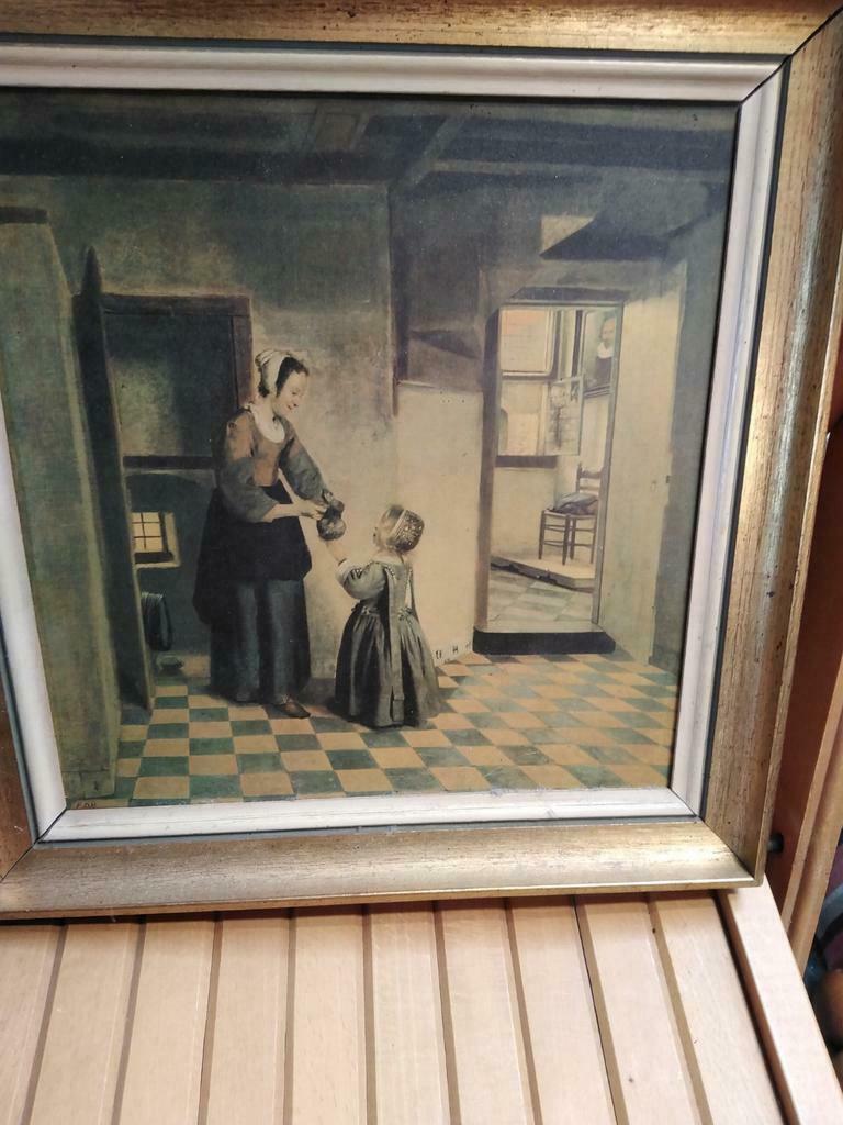 Schilderij op hout, Antiek en Kunst, Ophalen