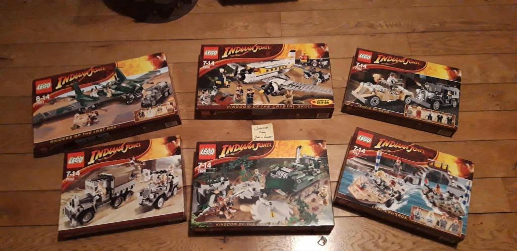 Lego Indiana Jones, 6 sets nieuw en sealed., Ophalen of Verzenden, Nieuw, Complete set, Lego