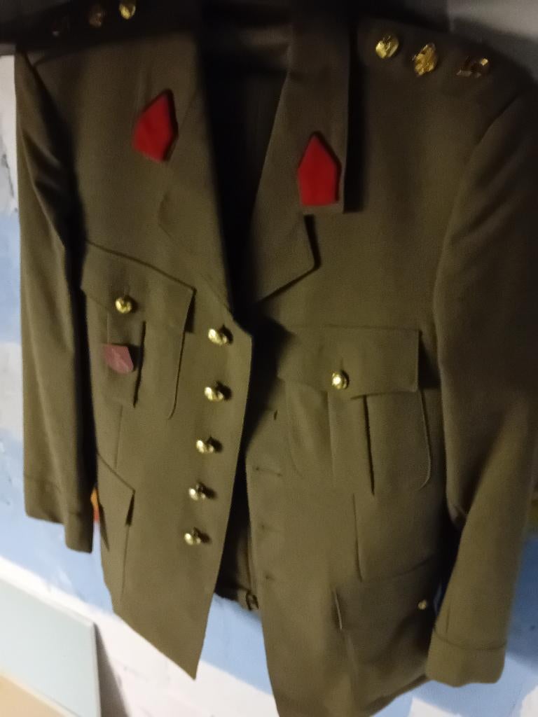 legerkostuum, Ophalen, Landmacht