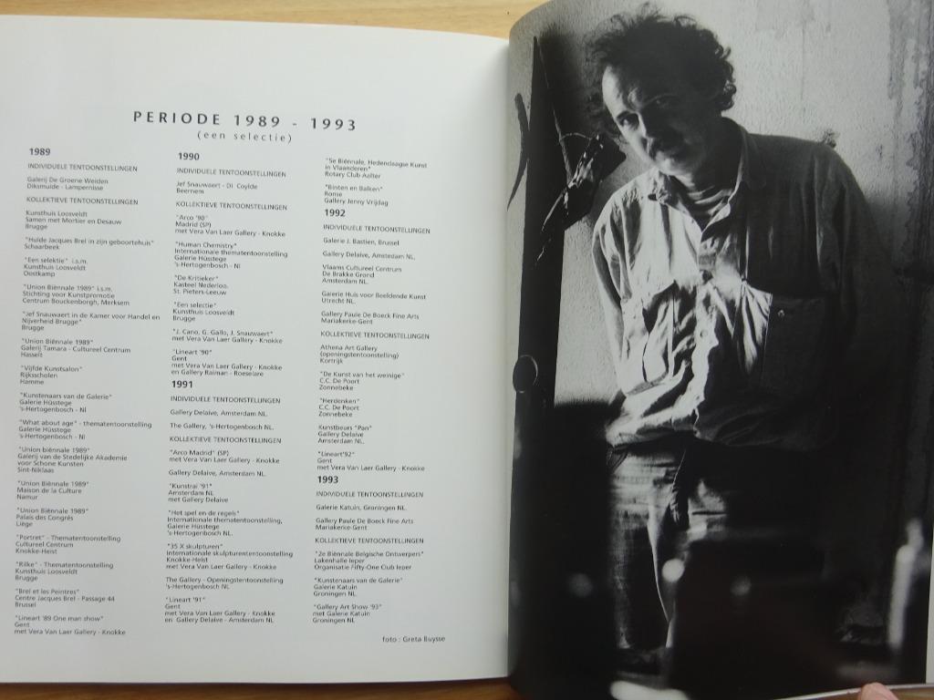 Jef Snauwaert, monografie, periode 1989-1993, Ophalen of Verzenden