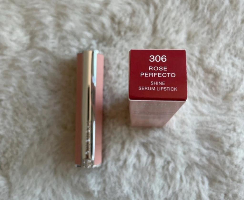 Givenchy cosmetics rose perfecto shine serum lipstick 306, Lippen, Nieuw, Ophalen of Verzenden, Make-up
