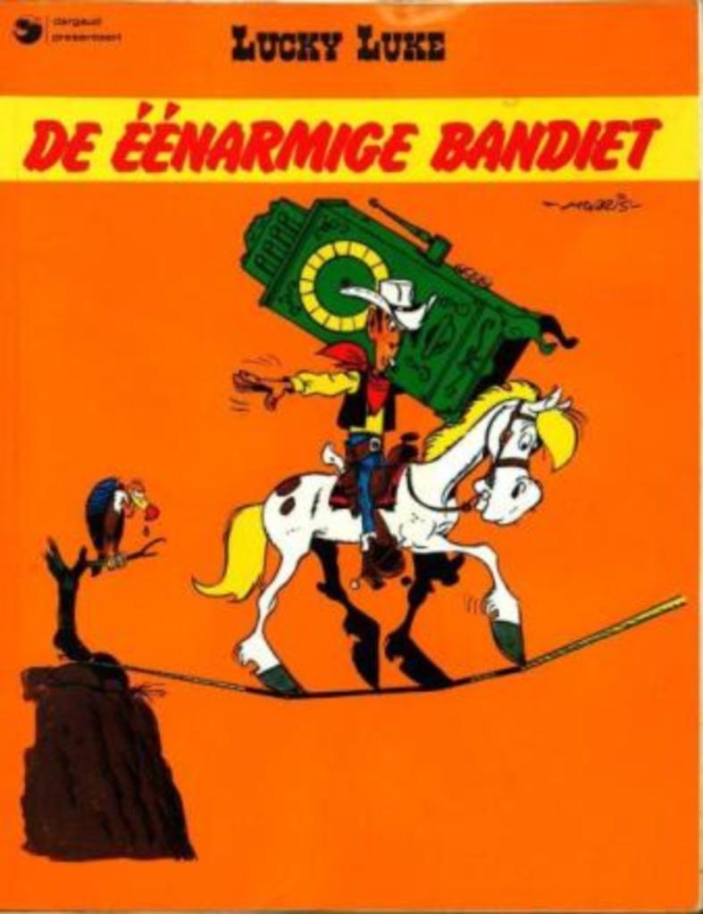Lucky Luke, 20 De eenarmige bandiet (Dargaud), Ophalen of Verzenden, Zo goed als nieuw, Morris