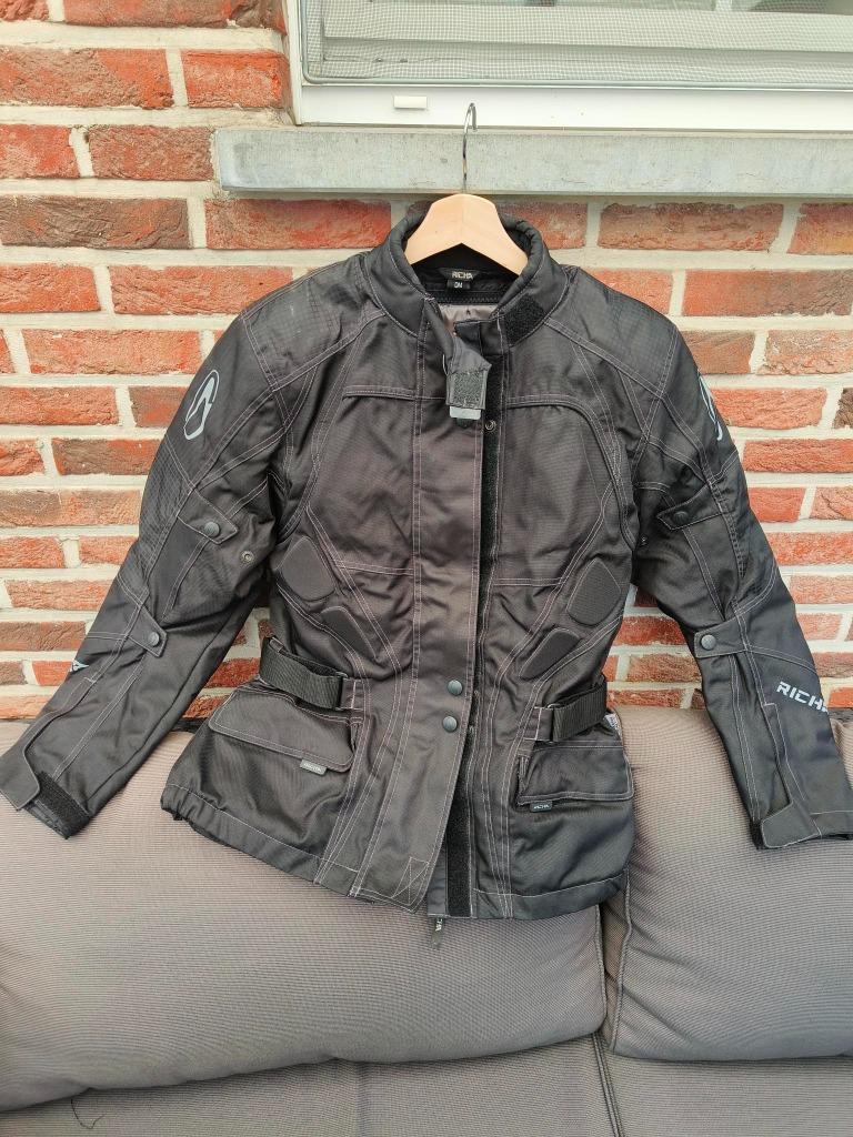 MOTORJAS DAMES RICHA   maat M, Ophalen, Jas | textiel, Richa, Dames