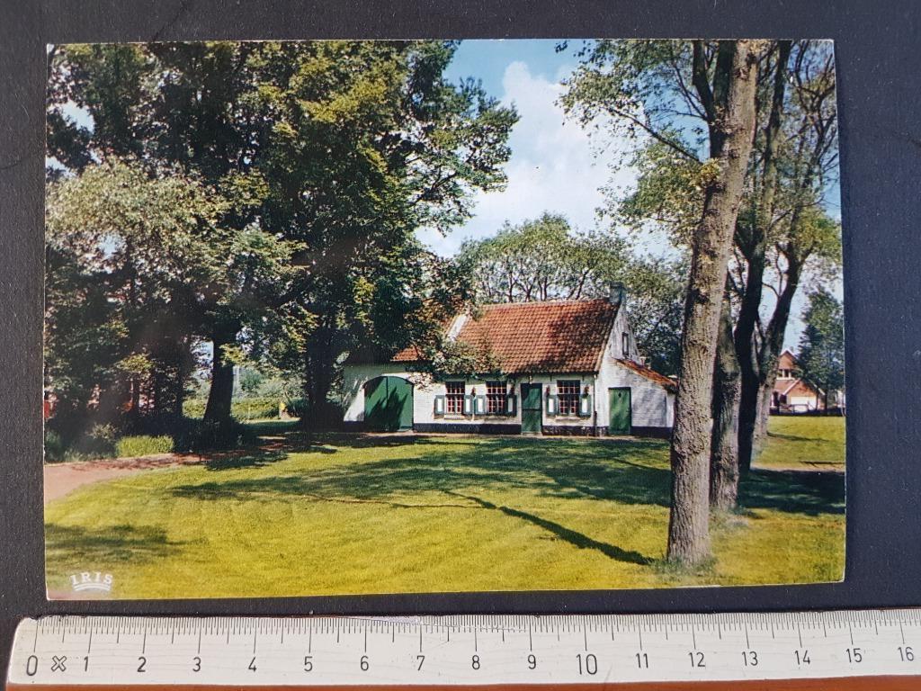Postkaart St- Idesbald Koksijde Schoolkolonie Zandkasteeltje, Enlèvement ou Envoi, 1980 à nos jours, Affranchie, Flandre Occidentale