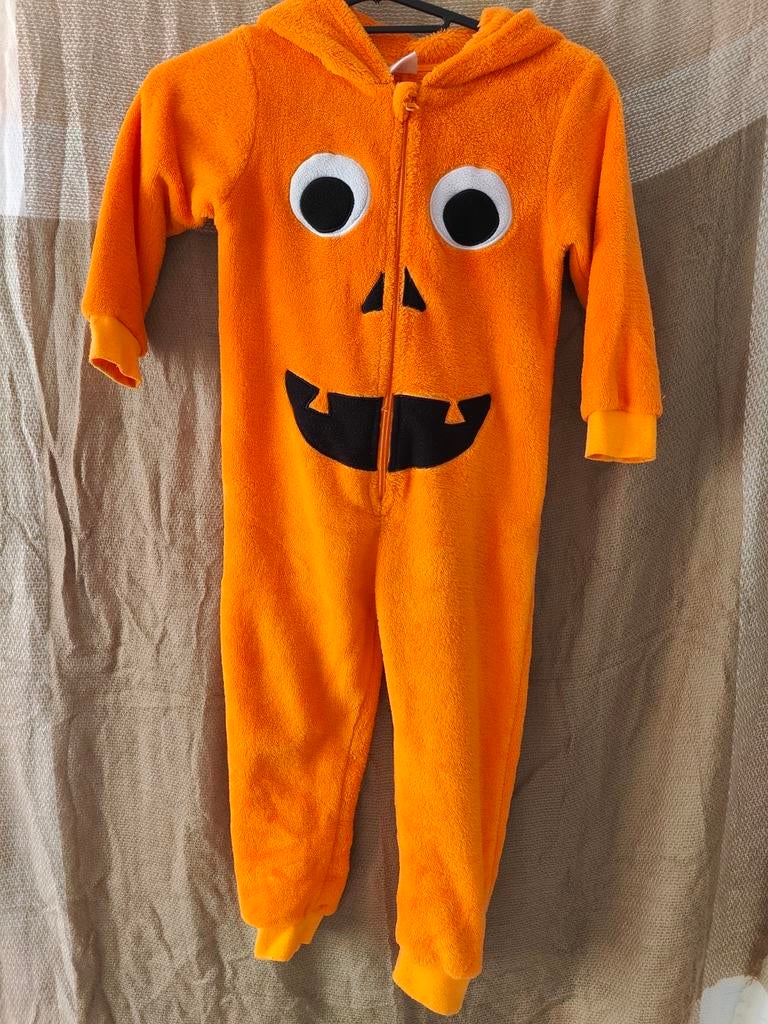 Verkleedpak Pompoen, Kinderen en Baby's, Ophalen of Verzenden, Zo goed als nieuw, 104 of kleiner, Jongen of Meisje