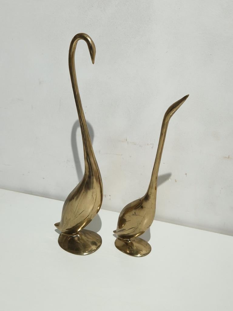 Koppel koper kraanvogels tot 42cm groot, Ophalen of Verzenden, Koper