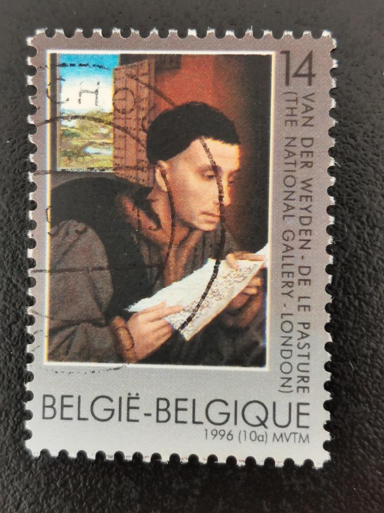 Belgie 1996 - National Gallery, Londen - Van der Weyden, Postzegels en Munten, Ophalen of Verzenden, Gestempeld, Kunst