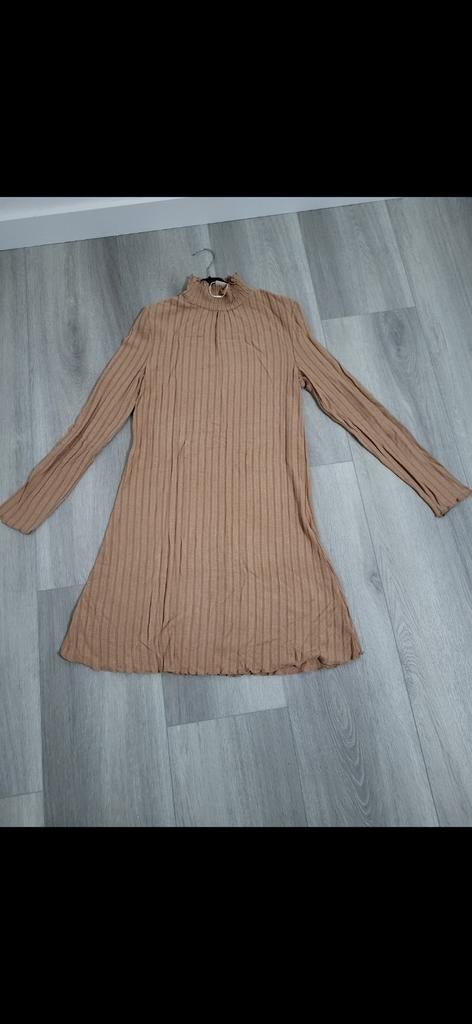 Nieuw! zebra-jurk 18€, Beige, Nieuw, Ophalen of Verzenden, Boven de knie