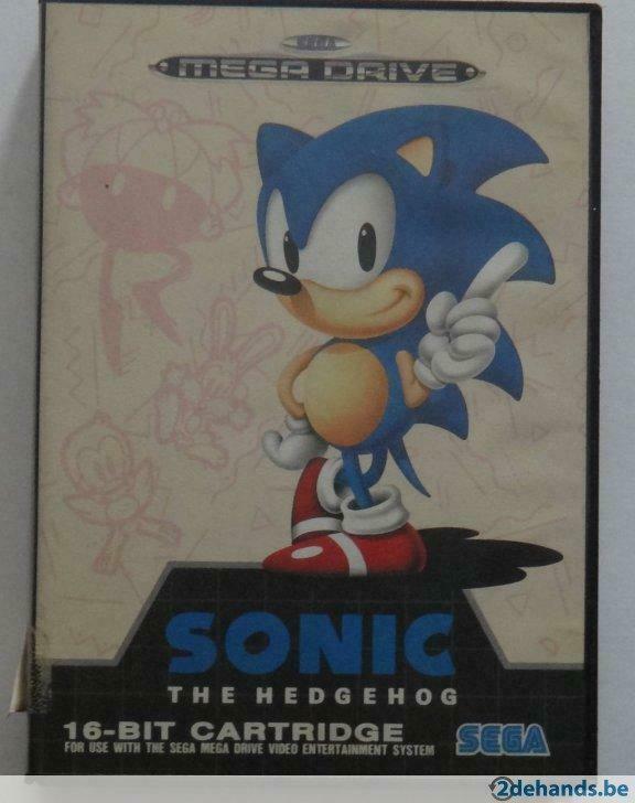 Sonic The Hedgehog , Sega Megadrive., Games en Spelcomputers, Ophalen of Verzenden, Gebruikt