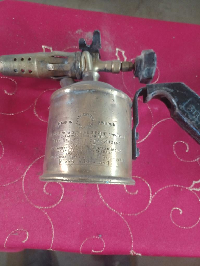 2026/010: koperen gasbrandertje (lot 2), Ophalen of Verzenden, Koper