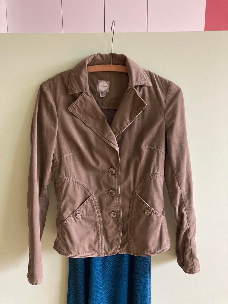 Veste 36 velours fines côtes anotherwoman, Porté