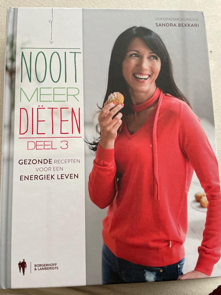 Nooit meer diëten deel 3, Neuf, Enlèvement, Sandra Bekkari, Gâteau, Tarte, Pâtisserie et Desserts