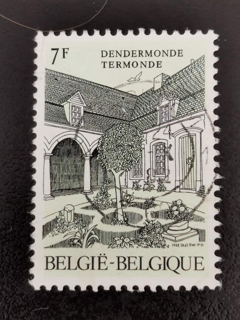 Belgie 1982 - Abdij van Zwijveke te Dendermonde, Ophalen of Verzenden, Gestempeld