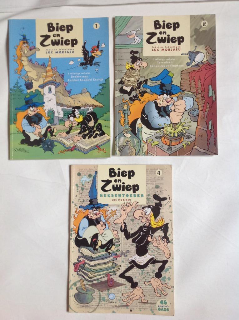 Biep en Zwiep - Nrs 2 en 3 - sc, Boeken, Stripverhalen, Meerdere stripboeken, Ophalen of Verzenden, Gelezen, L. Wijns-Mormic