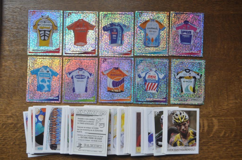 PANINI 100 VERSCHILLENDE STICKERS SPRINT 2009, Ophalen of Verzenden, Zo goed als nieuw