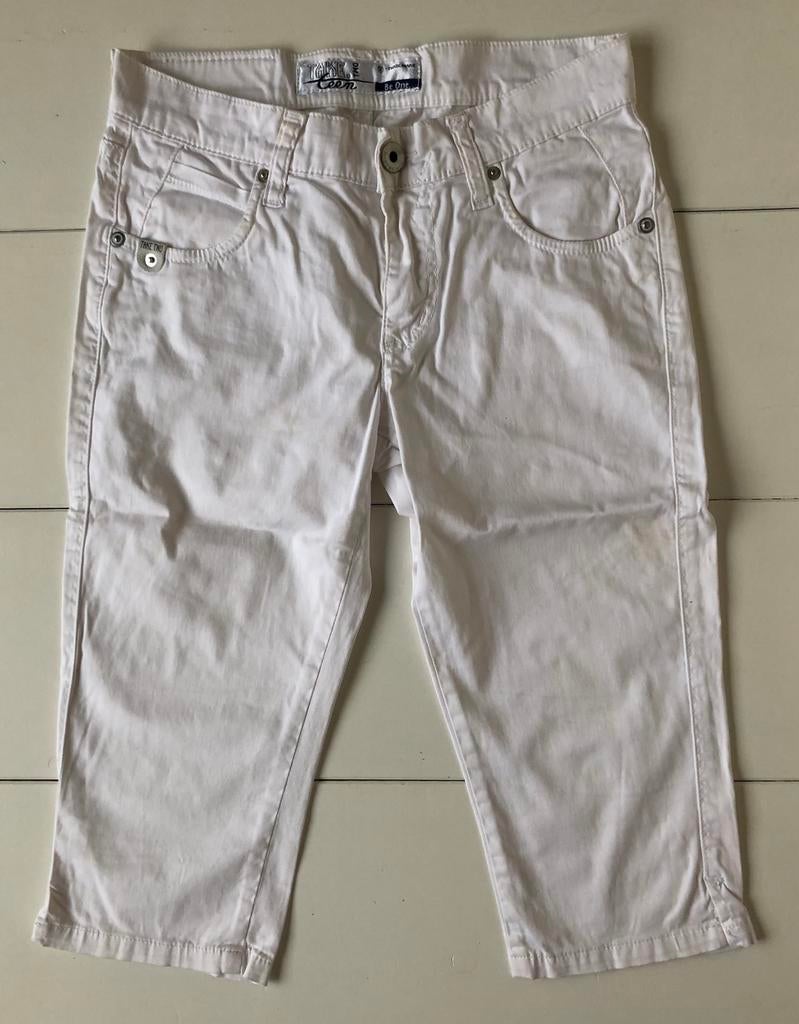pantalon d'été blanc pour fille Take Two Teen 10 j 140, Pantalon, Enlèvement ou Envoi, Take Two Teen, Utilisé