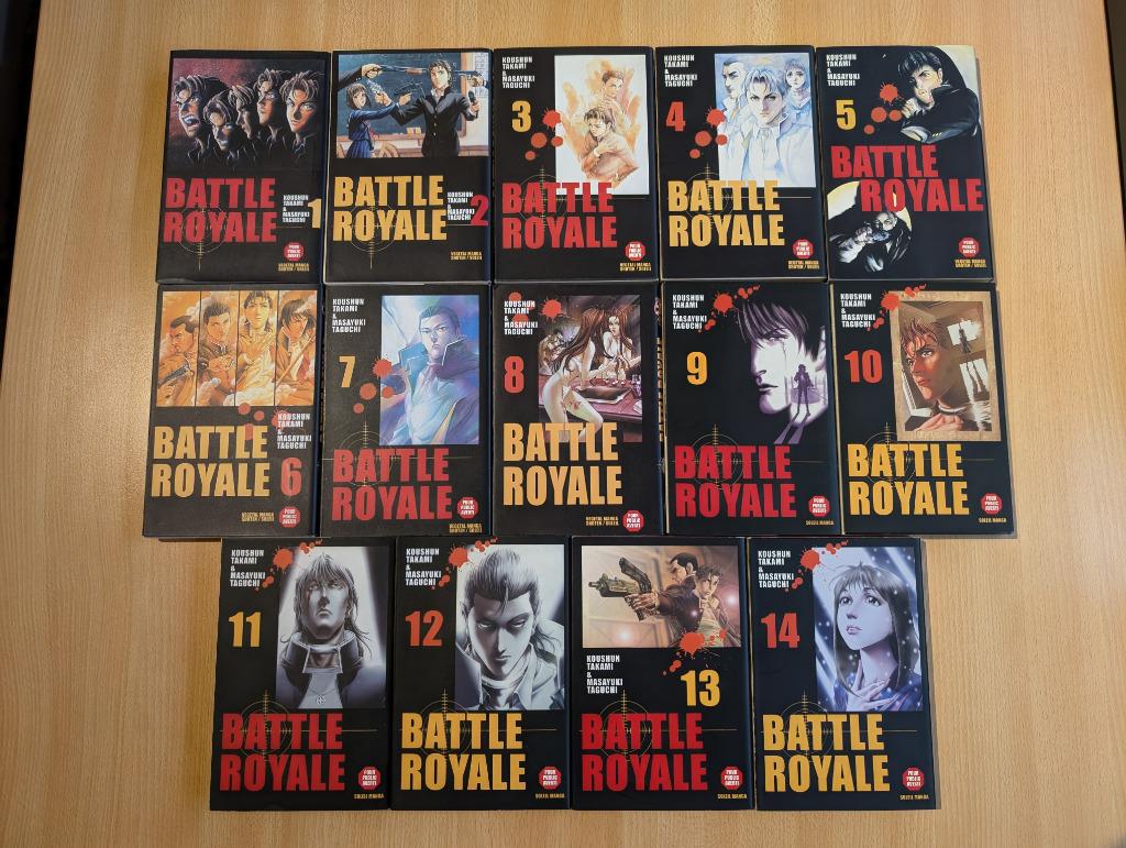Soleil Manga - Battle Royale 1-14 (first version), Meerdere stripboeken, Ophalen of Verzenden, Gelezen