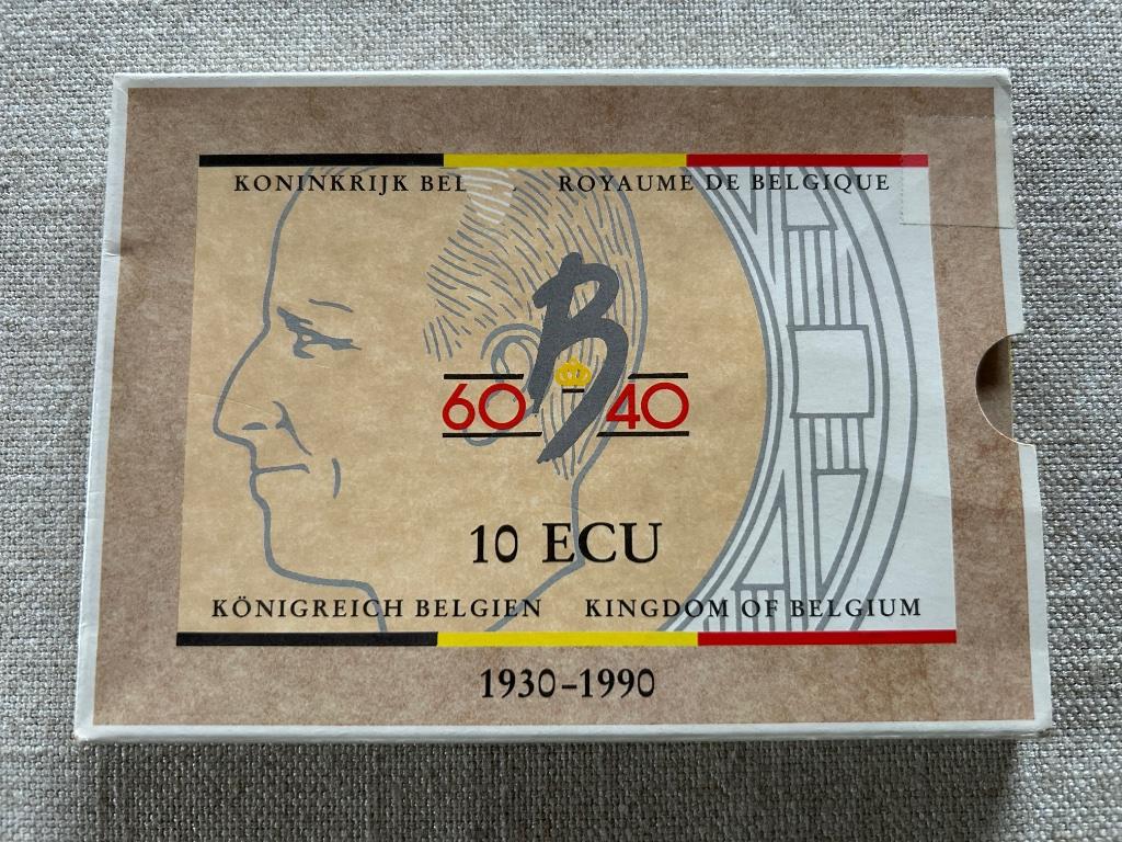 10 ECU BOUDEWIJN, Ophalen of Verzenden, Munten