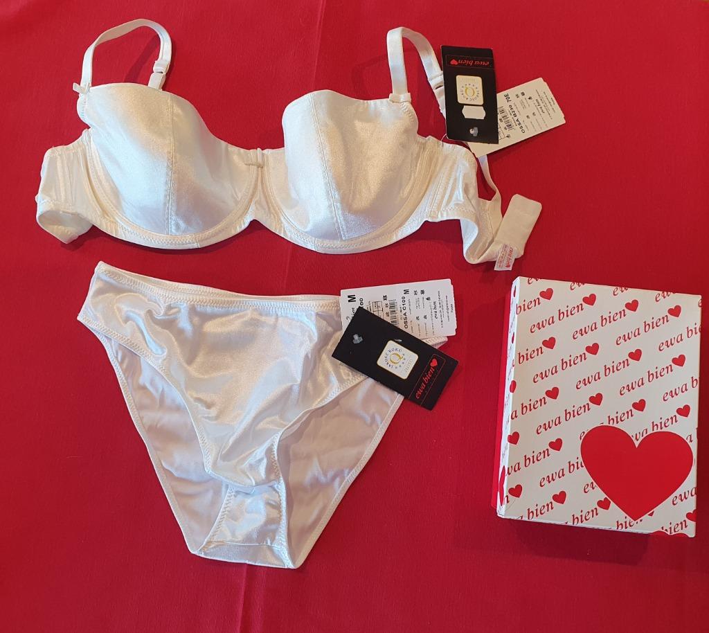 Balconette avec panties 75D (différentes tailles), Ewa Bien, Enlèvement ou Envoi, Blanc, Ensemble