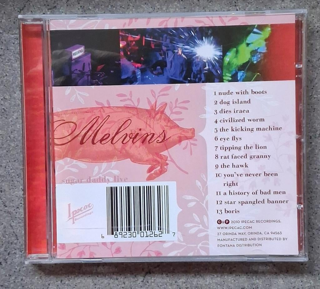 The Melvins: Sugar Daddy Live (cd), Enlèvement ou Envoi