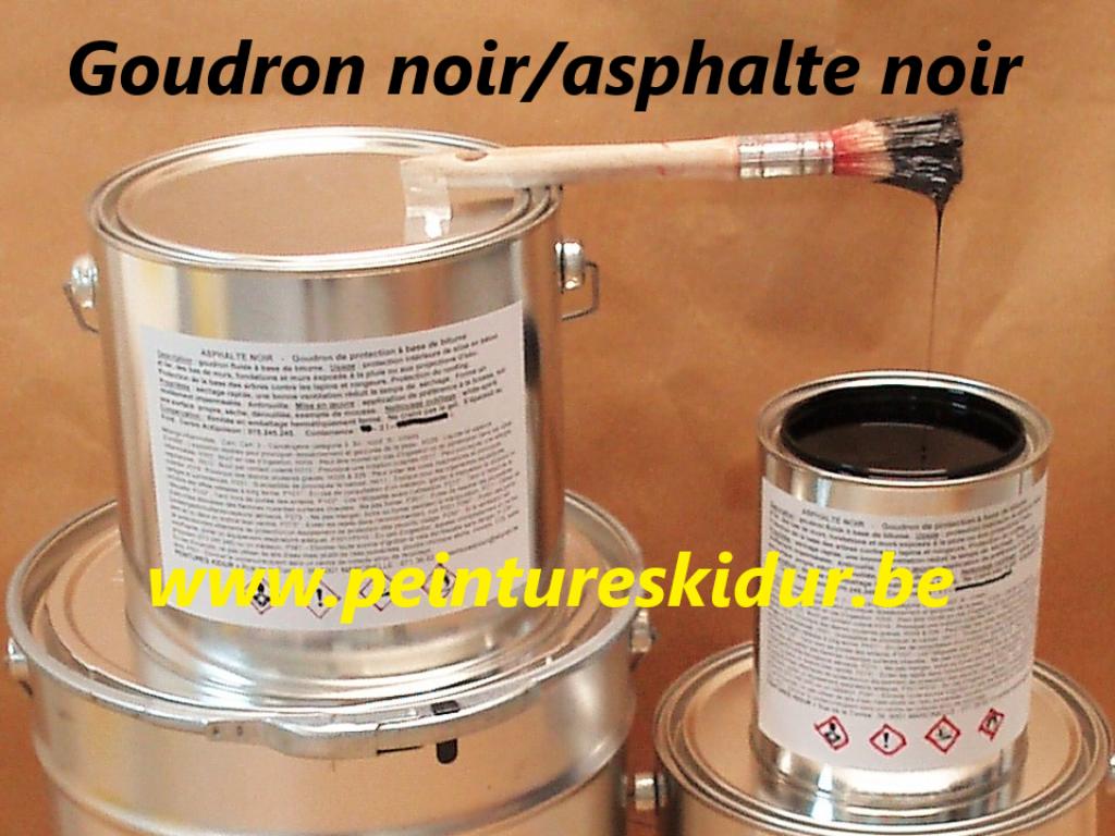 Goudron noir d'étanchéité pour toiture, murs, bas de caisse, Bricolage & Construction, Enlèvement, Neuf, Noir