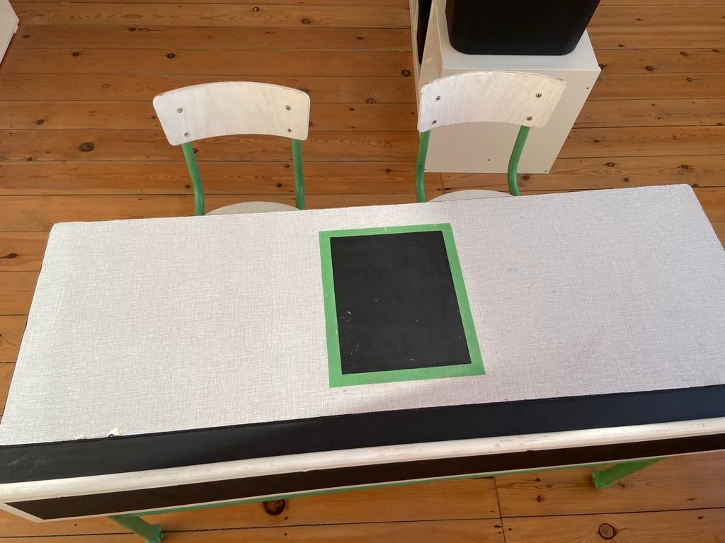 Oude schoolbank, Antiek en Kunst, Ophalen