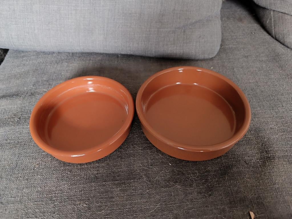 2 keramiek schaaltjes, Ophalen