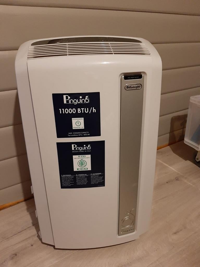 Climatiseur Delonghi Silent 11000 BTU., Electroménager, Climatiseurs, Comme neuf, Climatiseur mobile, Ventilation, Télécommande