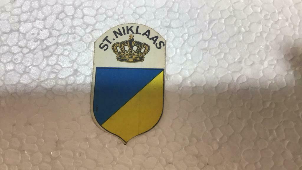Satijnen sticker st Niklaas (w6,1), Verzamelen, Ophalen of Verzenden, Zo goed als nieuw