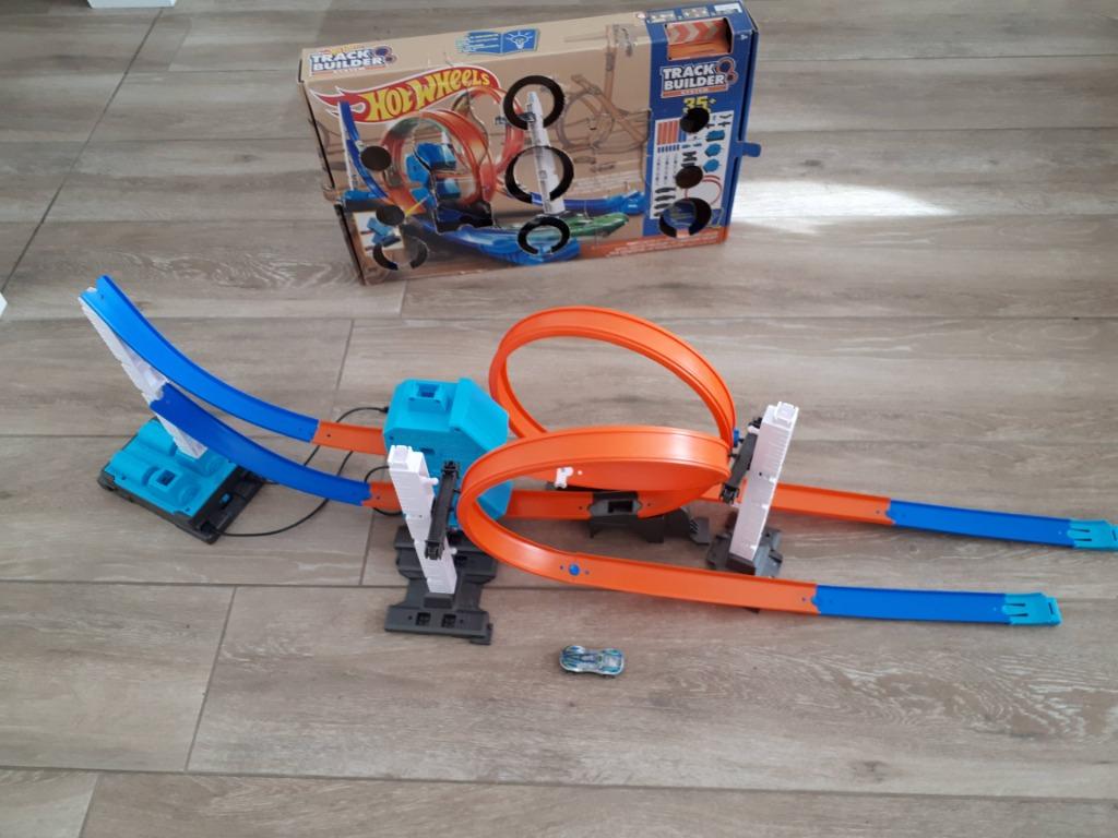 Hot Wheels Track Builder System, Kinderen en Baby's, Ophalen, Racebaan, Zo goed als nieuw, Hot Wheels