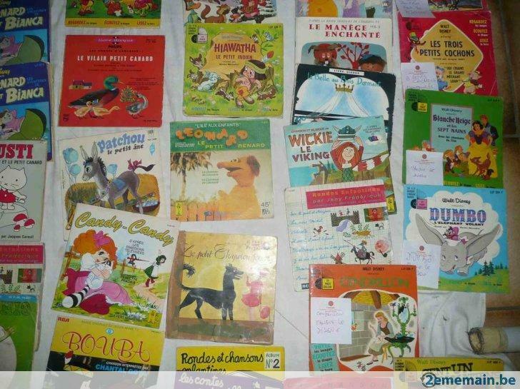 disques vinyles 45tr pour enfants , modèles single-album, Enlèvement ou Envoi, Utilisé