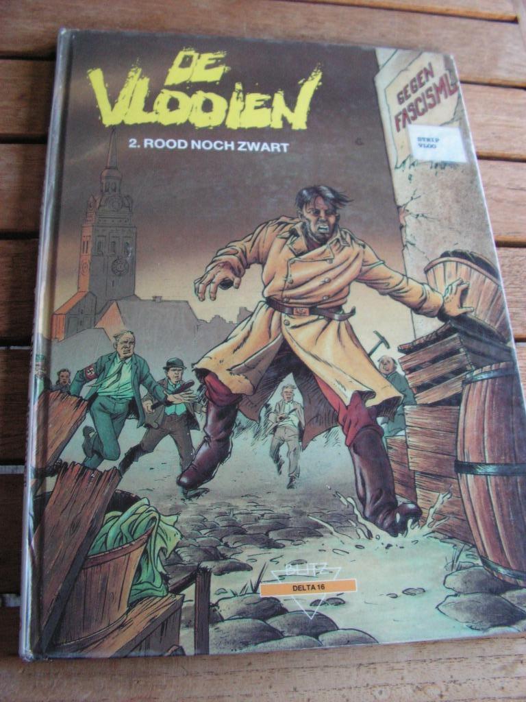 Strip “De Vlooien” - deel 2 Rood noch Zwart., Eén stripboek, Ophalen of Verzenden, Gelezen