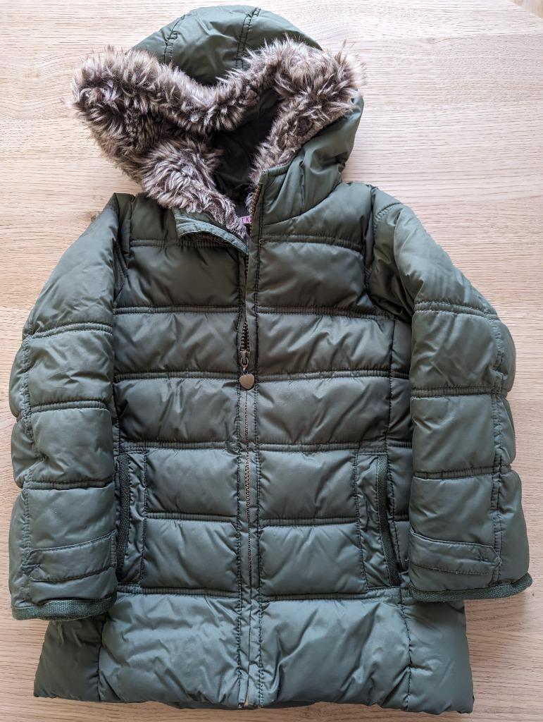 Winterjas maat 110, Kinderen en Baby's, Kinderkleding | Maat 110, Gebruikt, Meisje, Ophalen of Verzenden, Jas