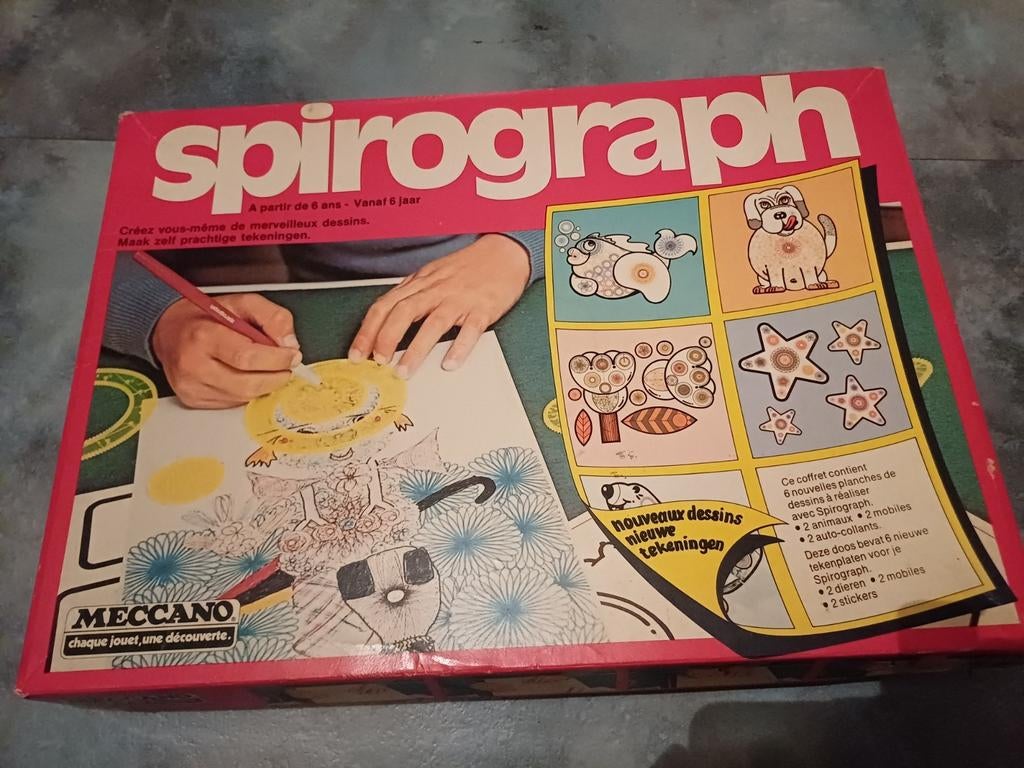 mecano spirographe, Enlèvement, Utilisé
