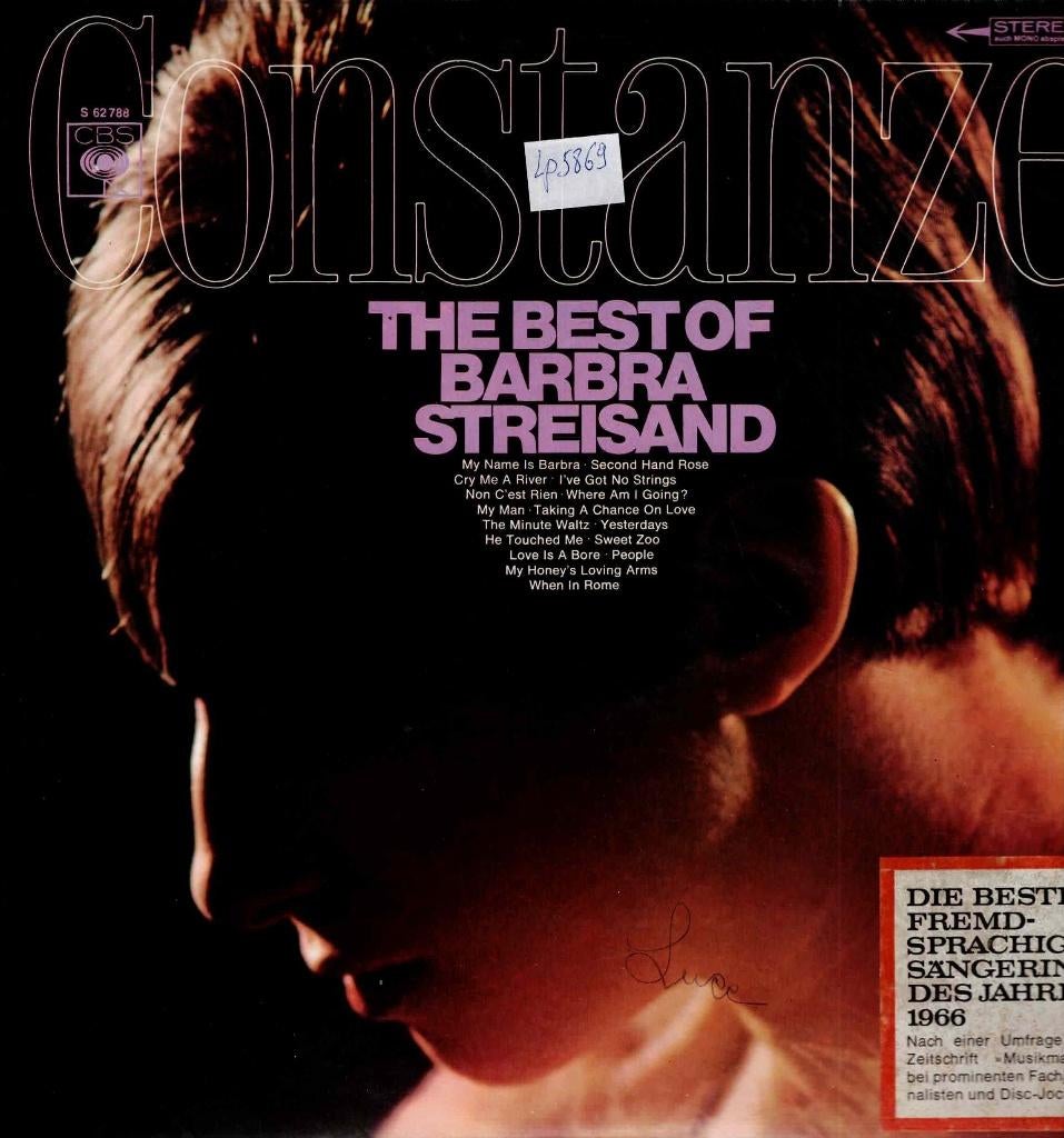vinyl  lp  /  The Best Of Barbra Streisand, Ophalen of Verzenden, Overige formaten