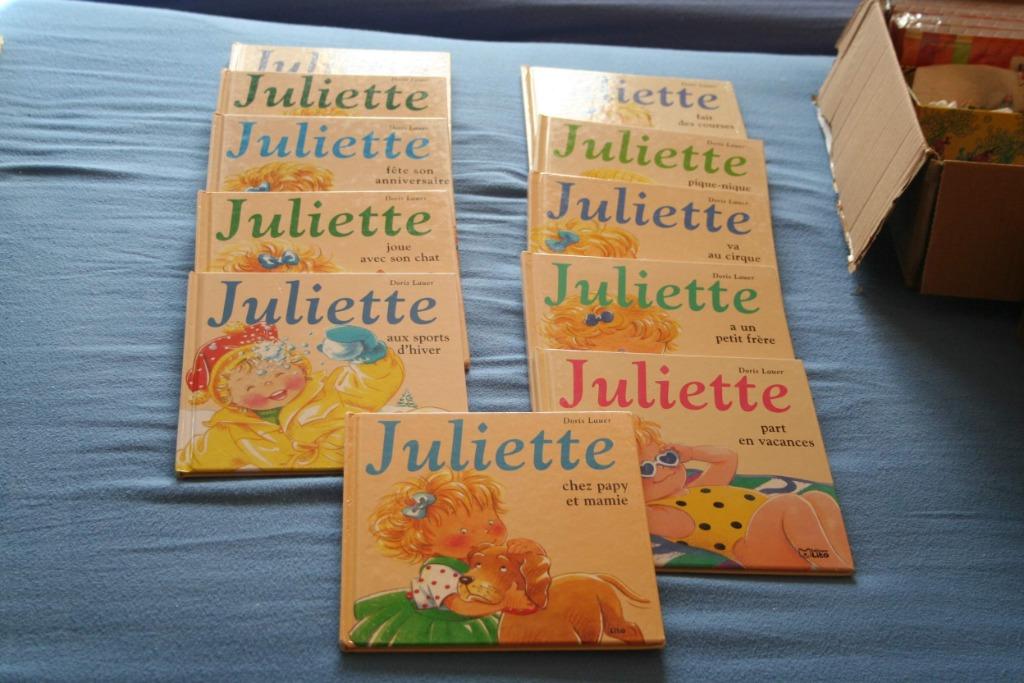 Livres enfants Juliette 10 livres enfants + 1 gratuit, Enlèvement ou Envoi, Comme neuf, Garçon ou Fille, 4 ans