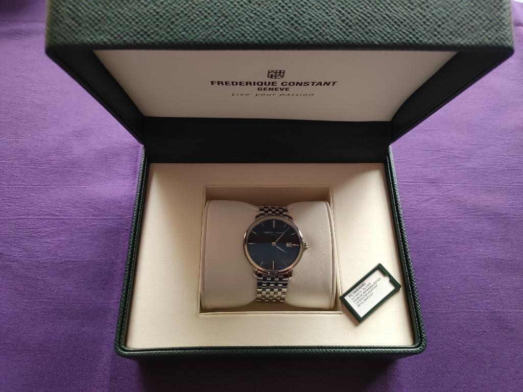 Frederique Constant, Handtassen en Accessoires, Horloges | Heren, Overige merken, Overige materialen, Polshorloge, Overige materialen