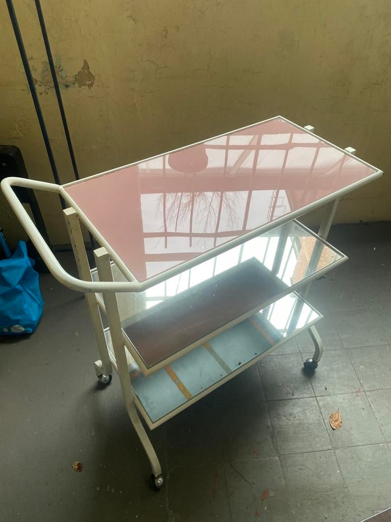 vintage kar op wielen, Huis en Inrichting, Kasten | Overige, Ophalen, Gebruikt