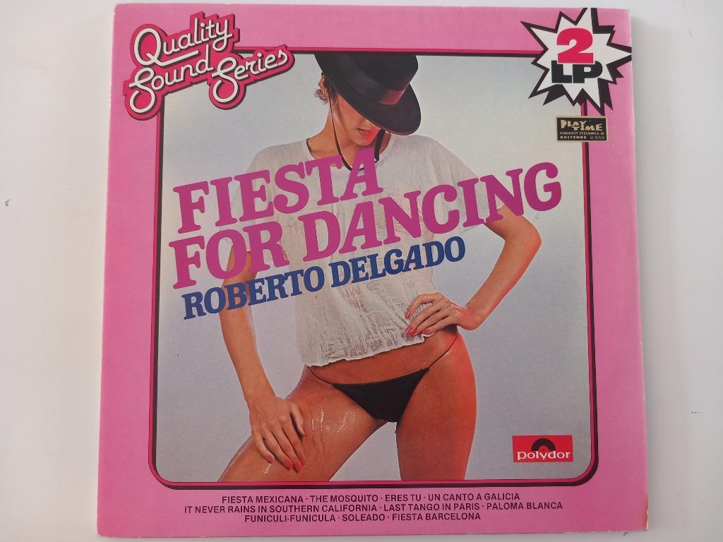 Vinyl 2LP Roberto Delgado Fiesta for Dancing Latin Jazz, Verzenden, 12 inch
