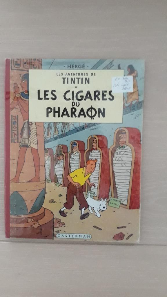 Tintin - Les Cigares du Pharaon - EO Belge B15, Livres, Enlèvement, Utilisé