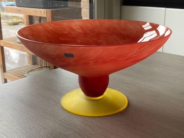 Mooie glazen schaal SCHOTT ZWIESEL. Perfecte staat, Enlèvement ou Envoi, Rond, Comme neuf, Verre