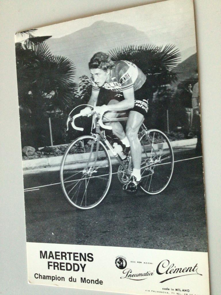 Wielerkaart team flandria freddy maertens, Verzenden