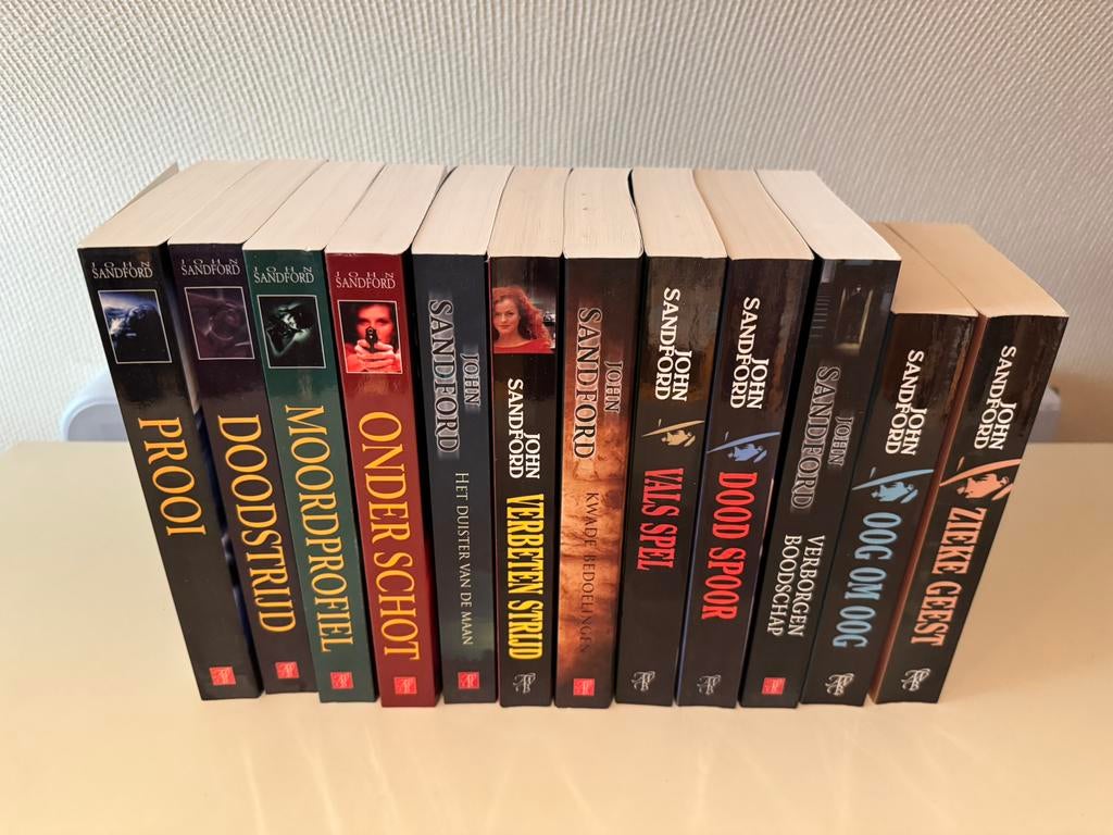 John Sandford - Doodstrijd 12 boeken paperback, Ophalen, Zo goed als nieuw, John Sandford, Amerika