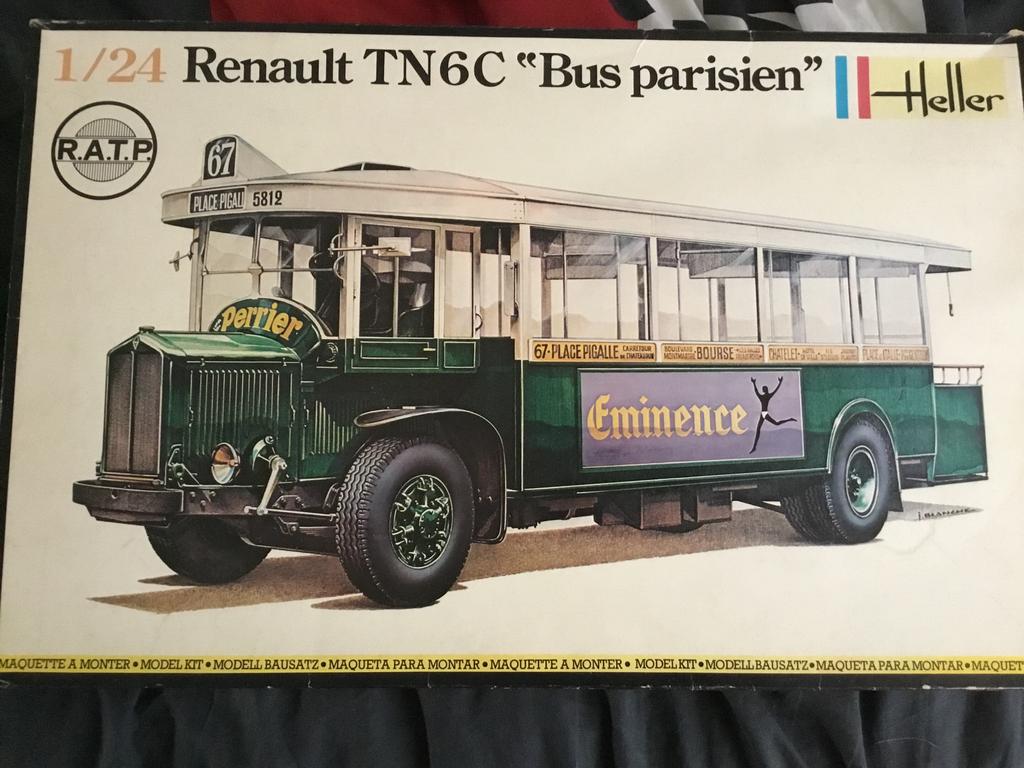 Heller bus RATP 1:24, Enlèvement, Comme neuf, Bus ou Camion, Autres marques